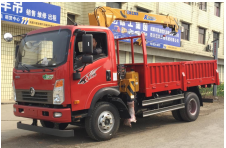 重汽王牌藍(lán)牌 3360 軸距國(guó)五隨車(chē)吊（玉柴 115）