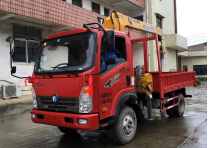 重汽王牌藍(lán)牌 3360 軸距國(guó)五隨車(chē)吊（錫柴 130）