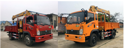 重汽王牌排半 3900 軸距國(guó)五隨車(chē)吊